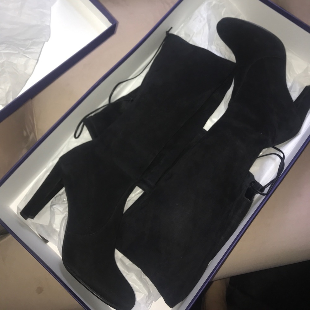 Stewart Weitzman highland boots